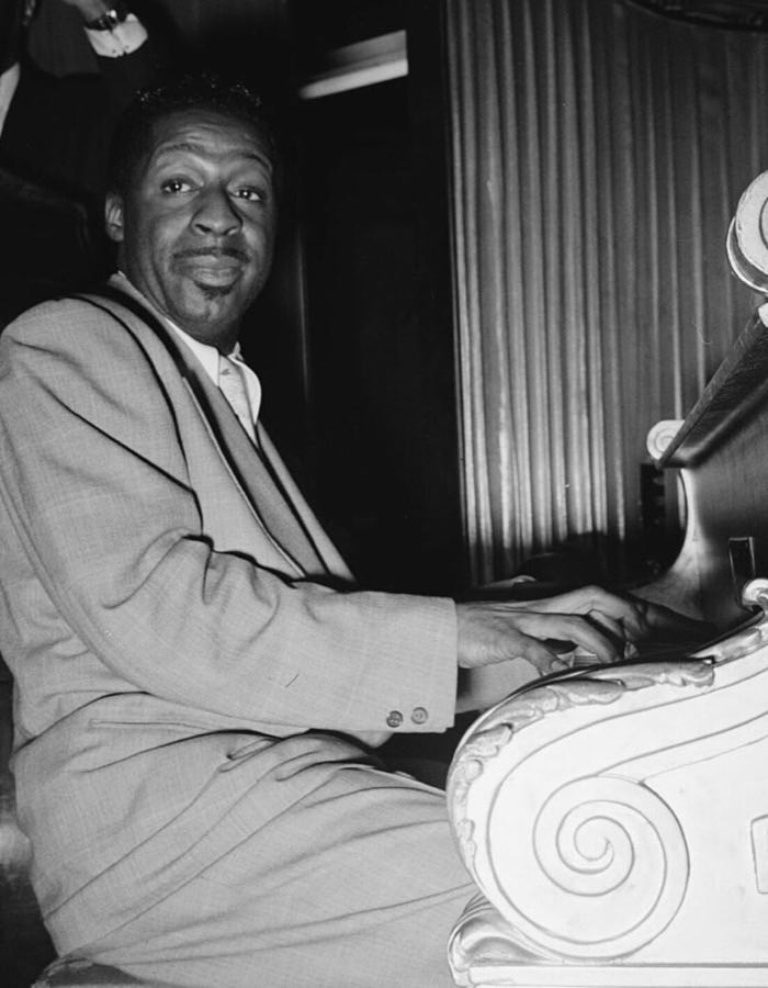 Erroll Garner at the piano
