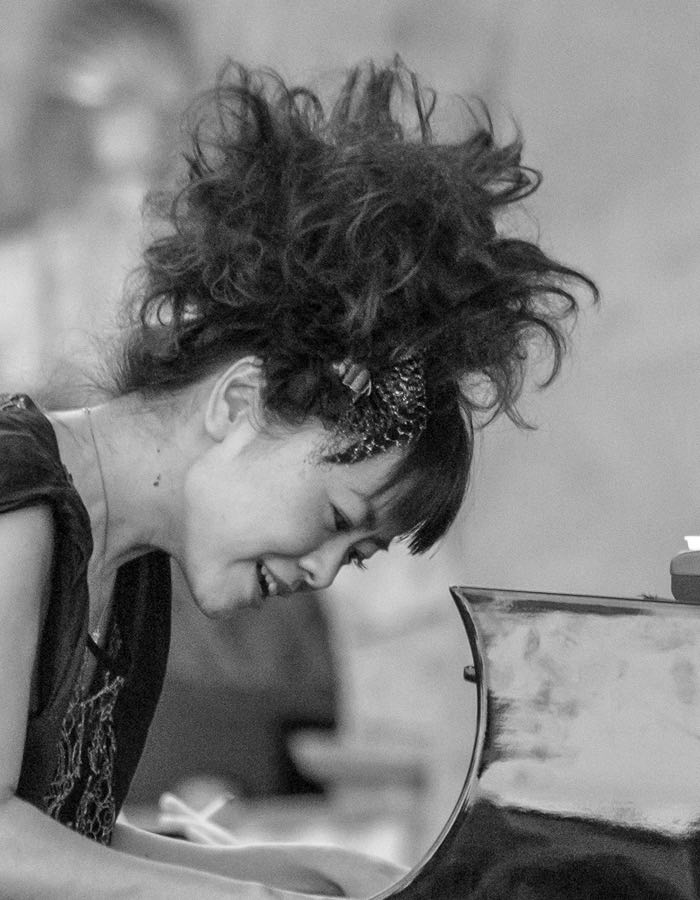 Hiromi Uehara at the piano