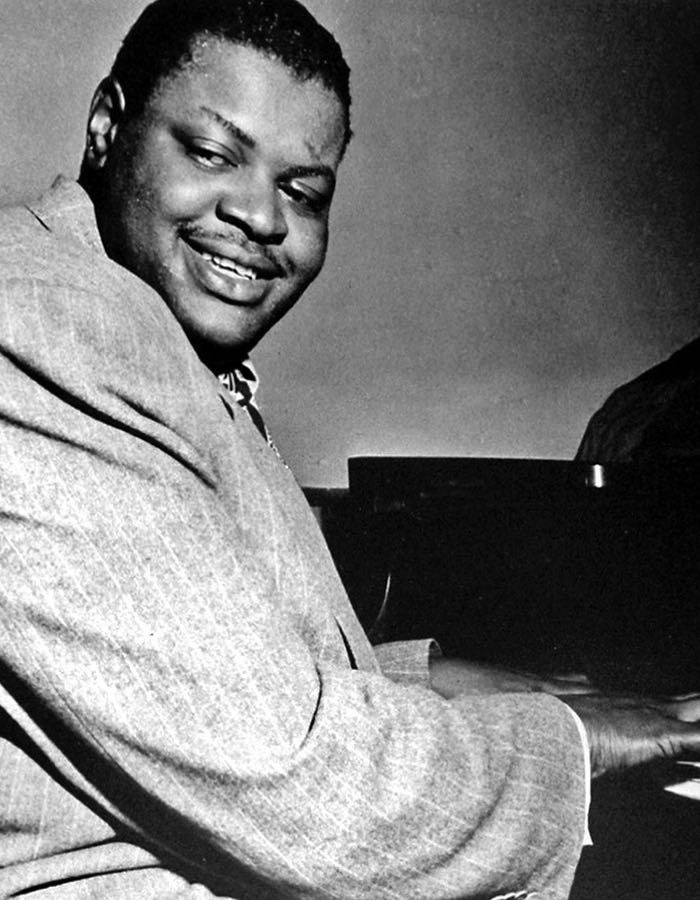 Oscar Peterson at the piano