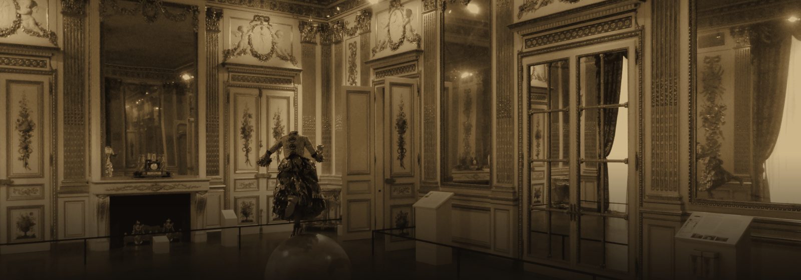 An ornate gallery interior