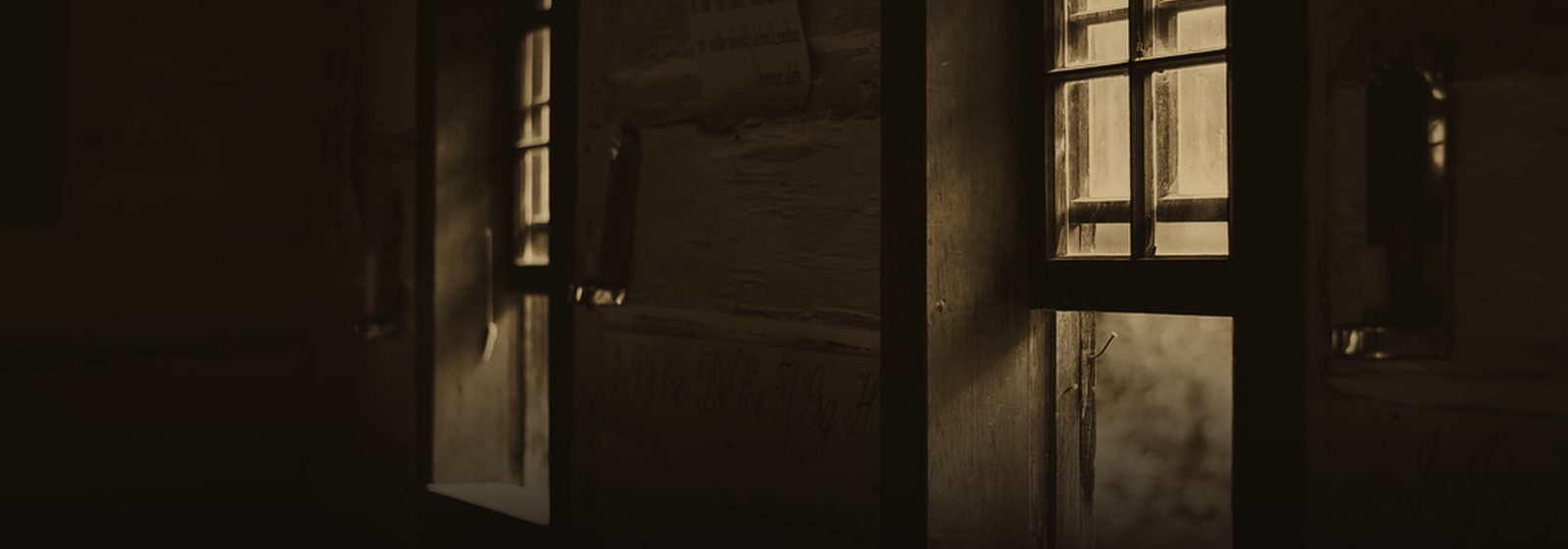 Light through a doorway
