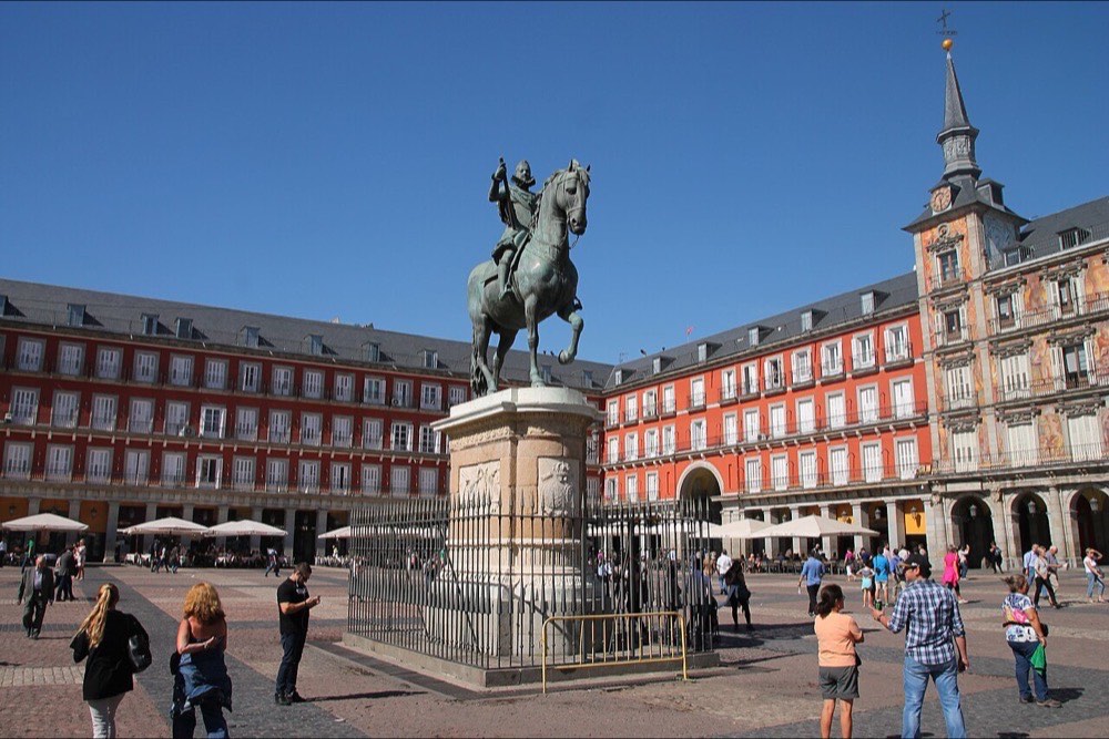 The Plaza Mayor, Madrid