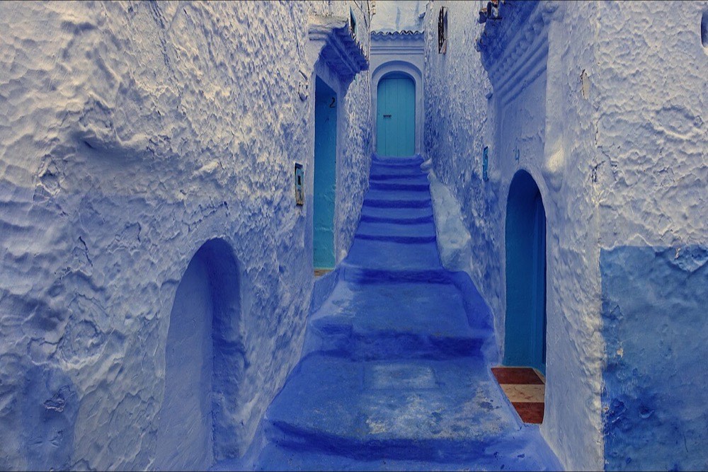 The blue lanes of Chefchaouen