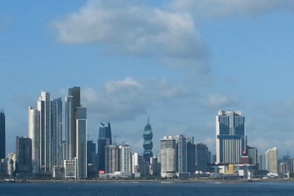 The skyline of Panama City